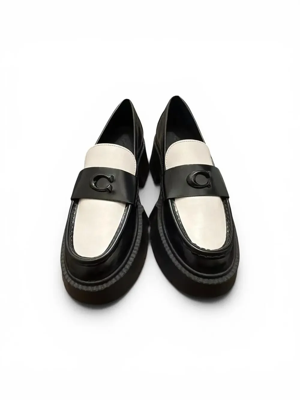 Coach Women's Leah Patent Slip On Loafer Flats